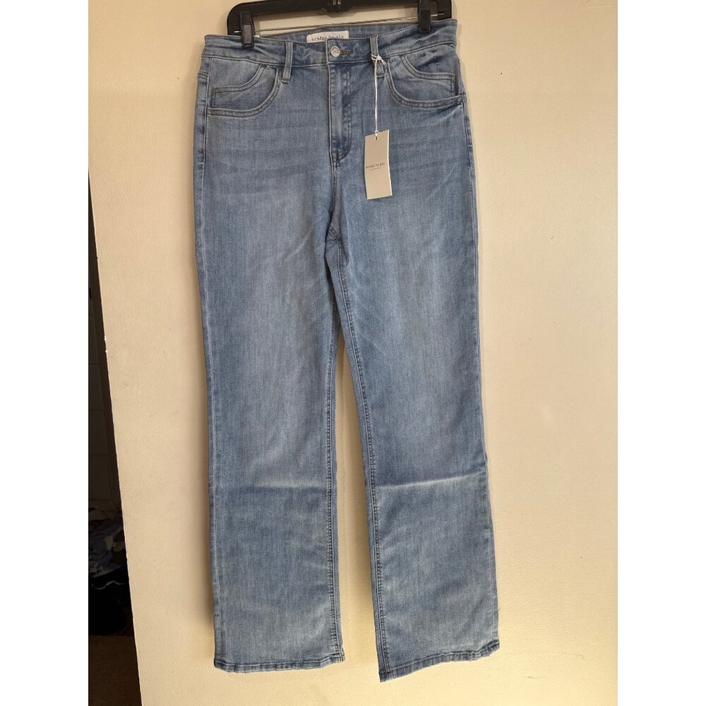 Bridge By Gly High-Rise Easy Flare Womens Jeans Size 14 - Picture 2 of 11